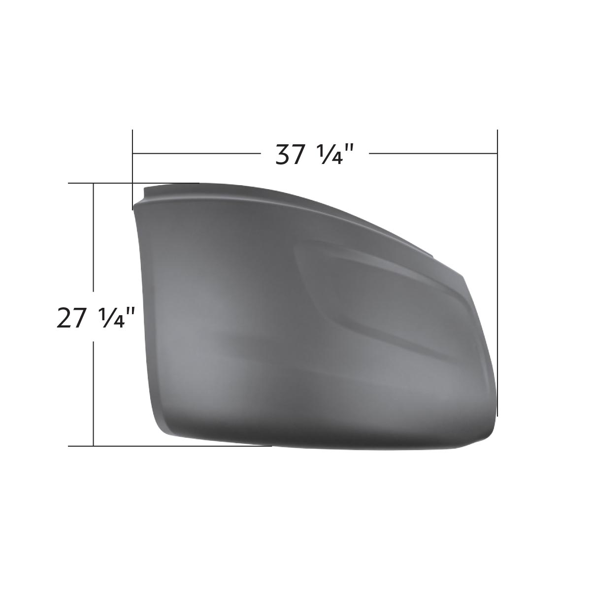 Bumper Cover With Aero Holes For 2018-2025 International LT-Passenger - Thumbnail 5