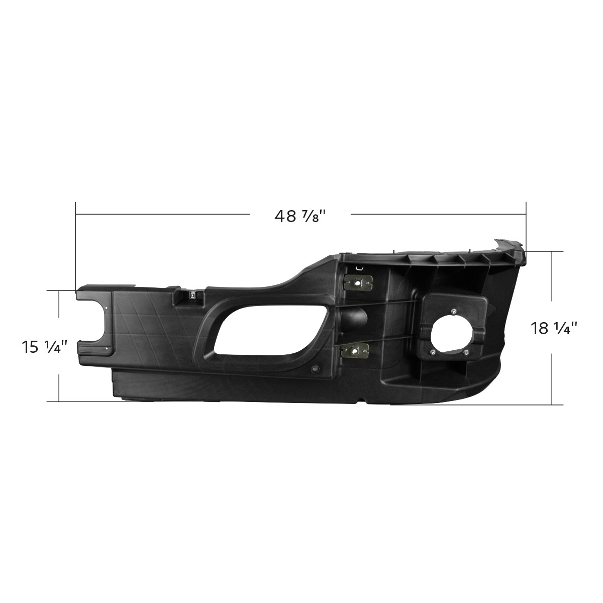 Bumper Reinforcement With Fog Light Holes For 2013-2021 Kenworth T680-Driver - Thumbnail 6