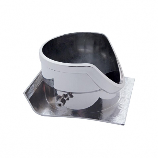 Chrome Plastic Flip Over Cup Holder For 1998-2002 Freightliner Century