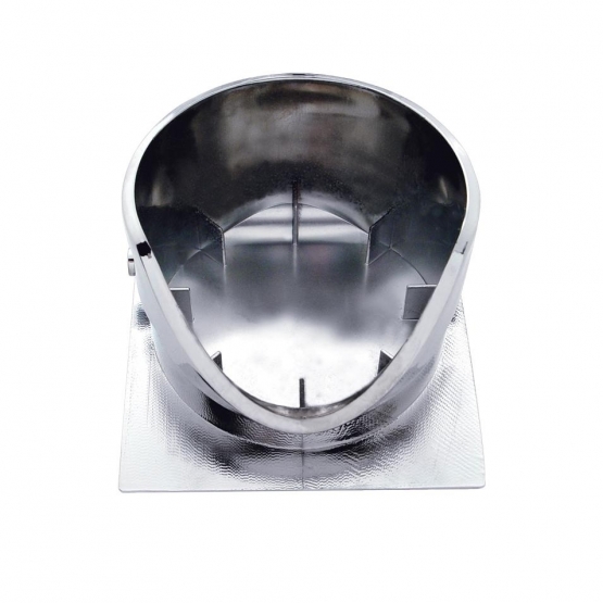 Chrome Plastic Flip Over Cup Holder For 1998-2002 Freightliner Century - Thumbnail 2