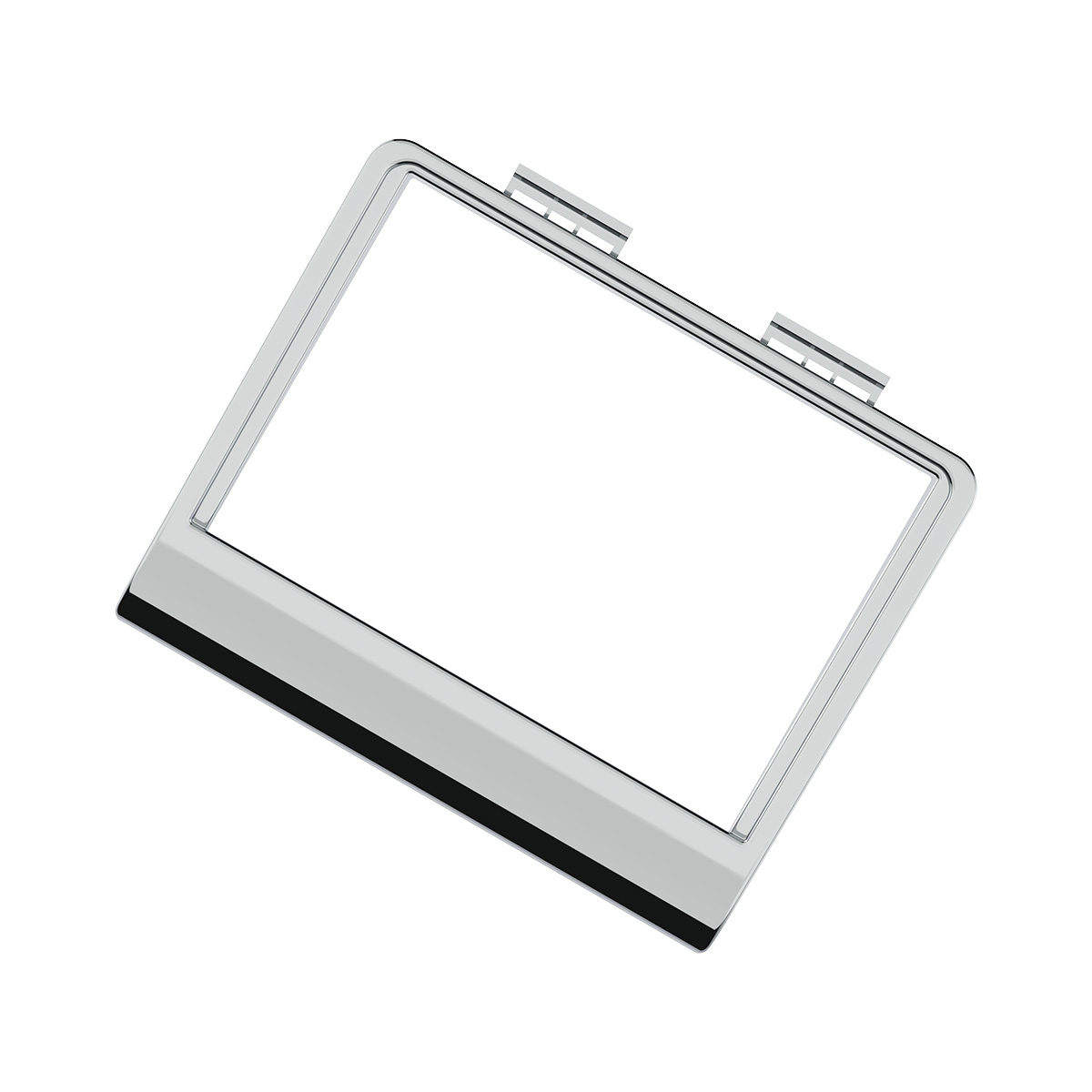 Chrome Plastic Upper CB Trim For Freightliner - Thumbnail 2