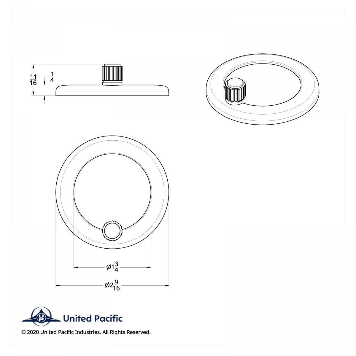 Freightliner Clock Bezel - Plain - Thumbnail 3