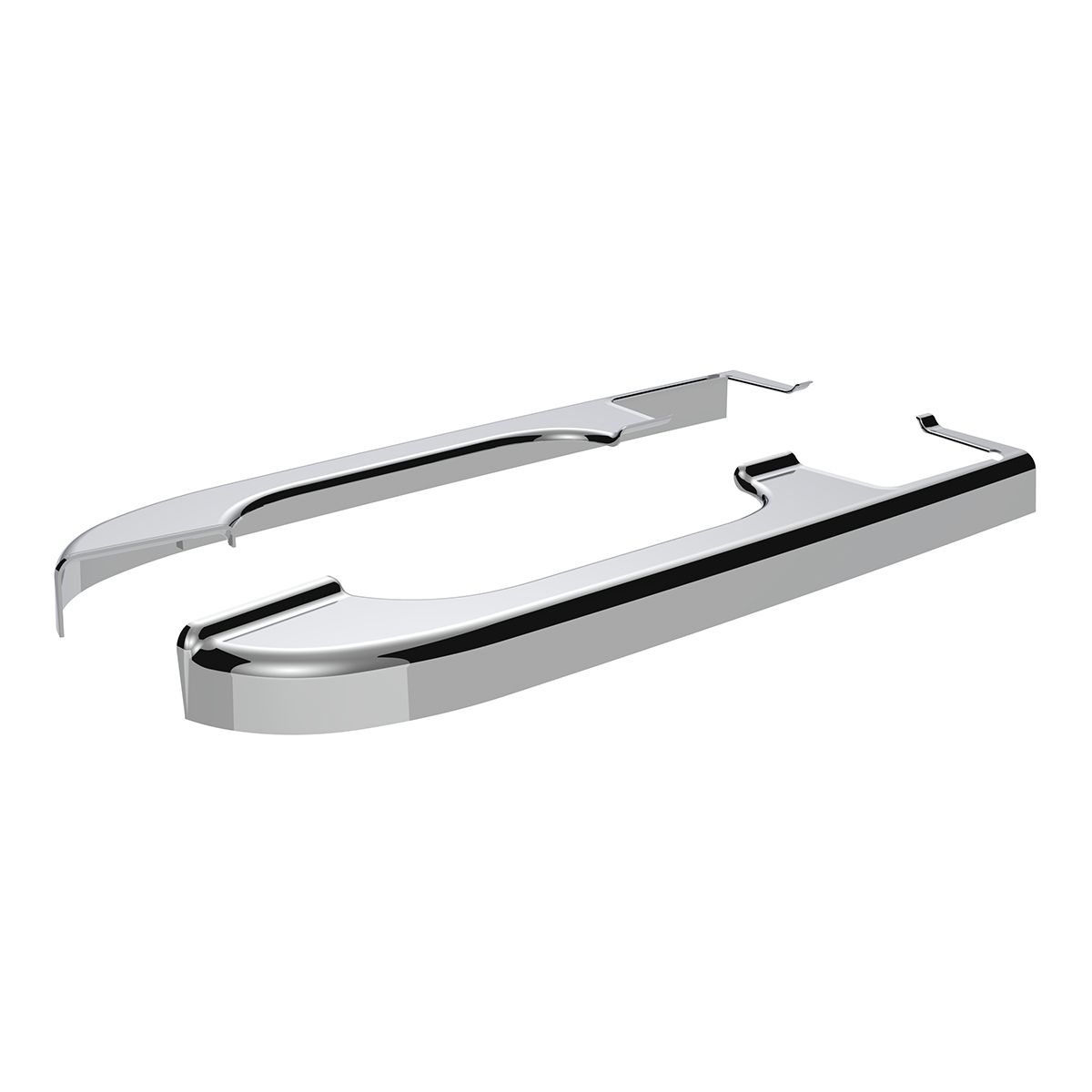 Chrome Plastic Door Armrest Covers For Freightliner Columbia (2001-2012) (Pair)