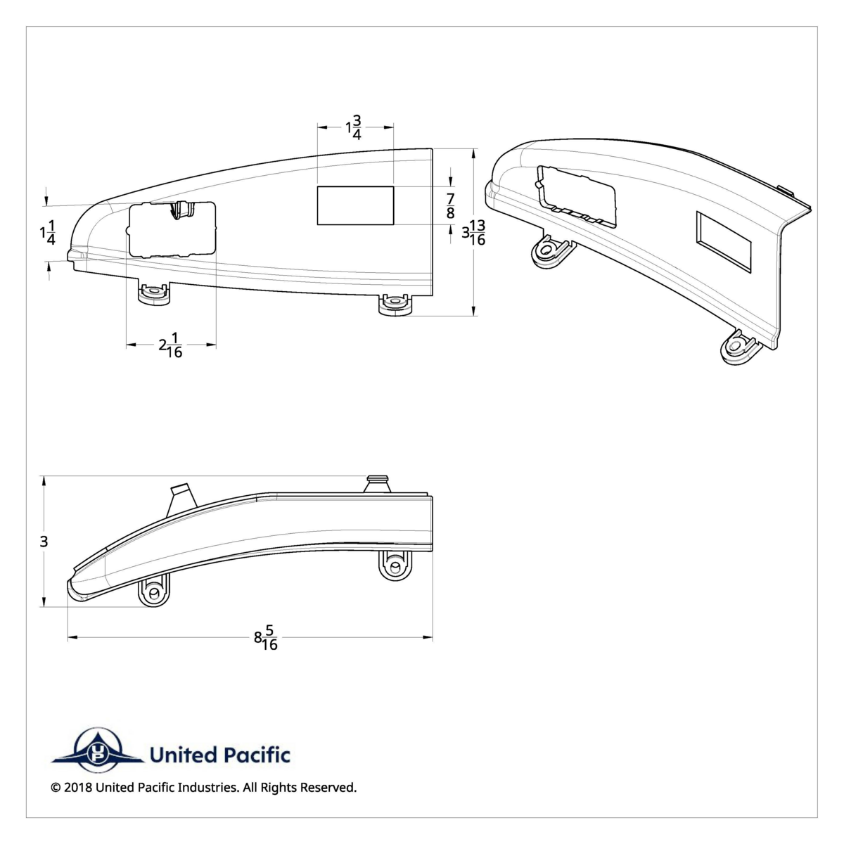 Chrome Window Switch Panel With Power Window/Mirrors For Freightliner - Driver - Thumbnail 4