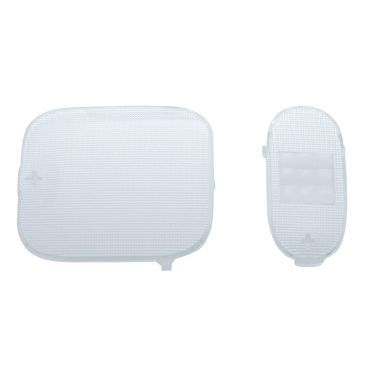 Dome Light Lens 2-Piece Set For 2006+ Freightliner Columbia And Coronado - Clear - Thumbnail 2