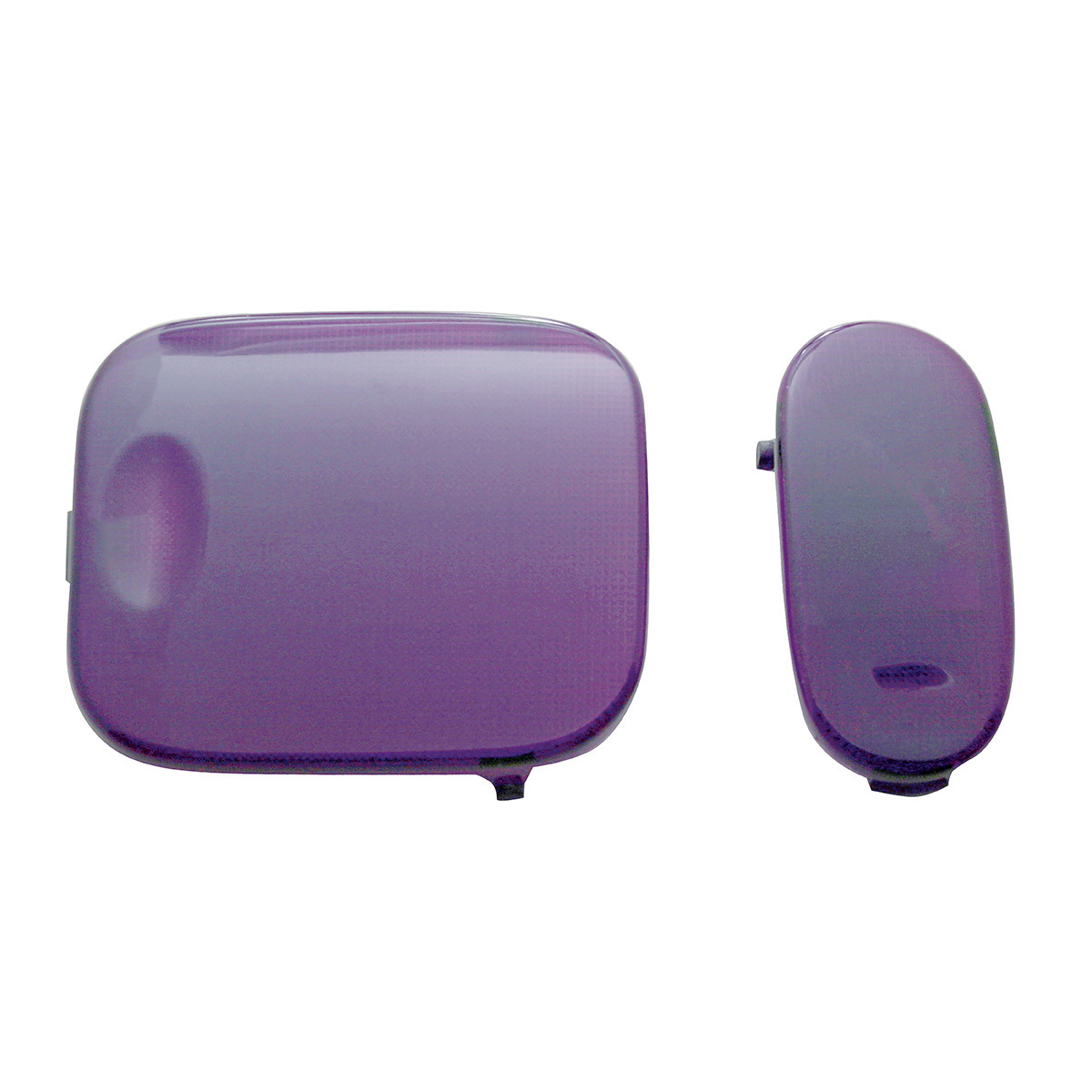 Dome Light Lens 2-Piece Set For 2006+ Freightliner Columbia And Coronado - Purple - Thumbnail 2