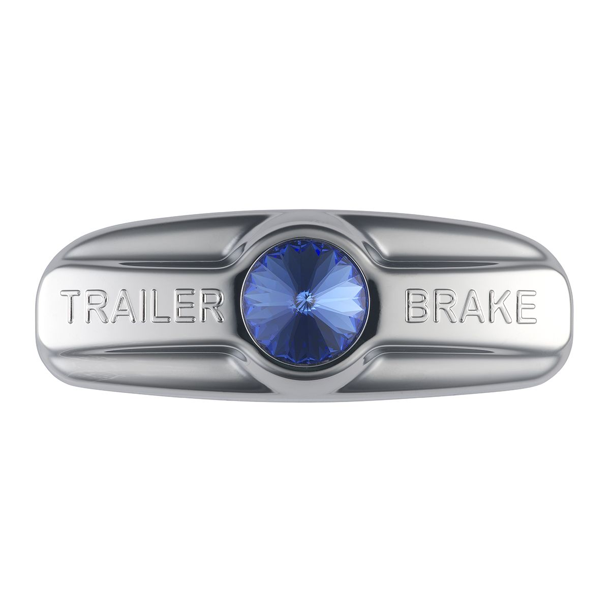 Trailer Brake Cover W/Crystal For Freightliner Century 1996-2011, Columbia 2001-2017- Blue Crystal