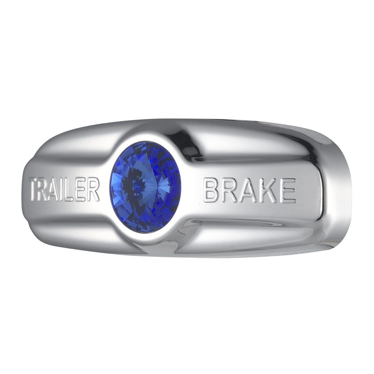 Trailer Brake Cover W/Crystal For Freightliner Century 1996-2011, Columbia 2001-2017- Blue Crystal - Thumbnail 3