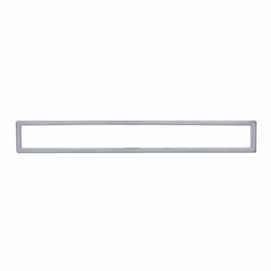 Chrome Plastic Vertical Warning Light Panel Bezel For 2000-2010 International 9900/9400/9300/9200