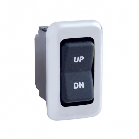 Chrome Plastic Window Switch Bezel For 2000-2010 International 9900i/9400i/9200i (Card of 3) - Thumbnail 2