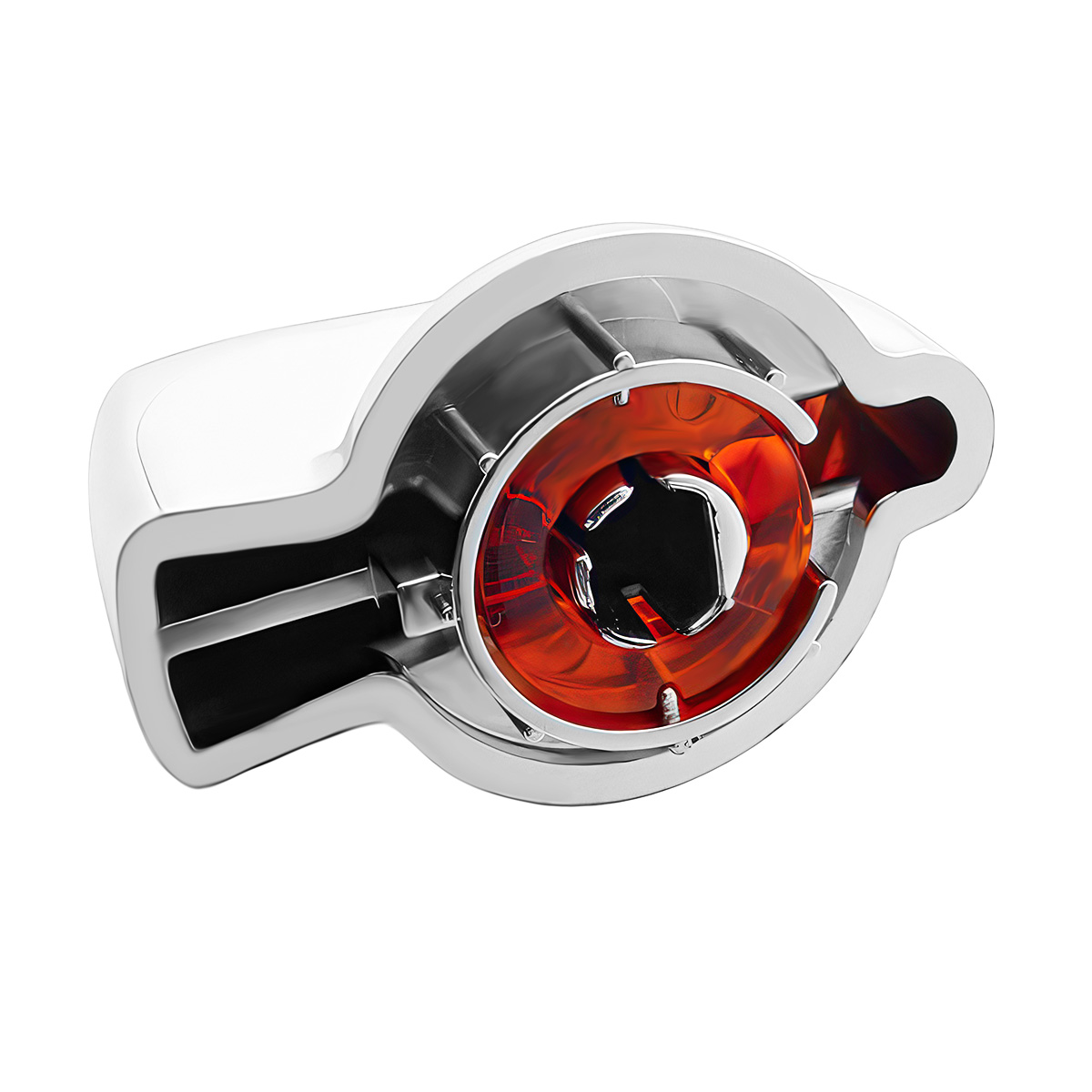 Chrome Plastic A/C Control Knob For Freightliner Coronado (2005-2009, 2011-2014) & Columbia (2005-2010) - Thumbnail 3