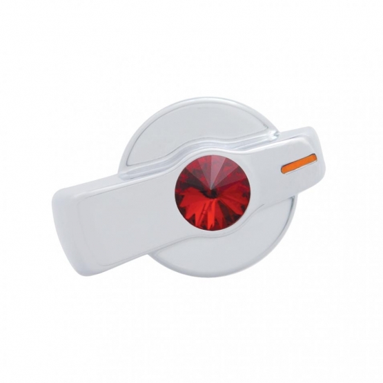 A/C Knob (Newer Model) With Red Crystal For 2005-2010 Freightliner