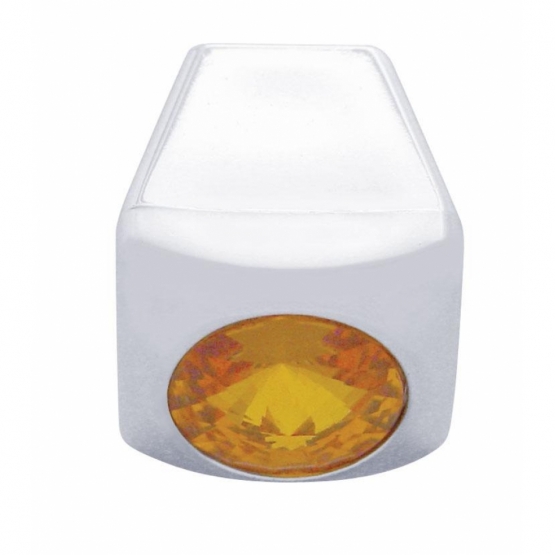 A/C Slider Control Knob With Amber Crystal For Freightliner (3-Pack)