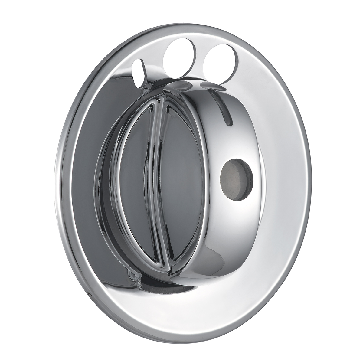 Chrome Plastic 2-Piece Headlight Switch Cover For 2008-2017 Freightliner Cascadia - Thumbnail 4