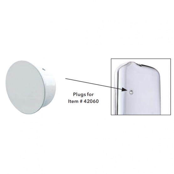 Chrome Mirror Cover Plugs For 2005+ Freightliner - Thumbnail 2