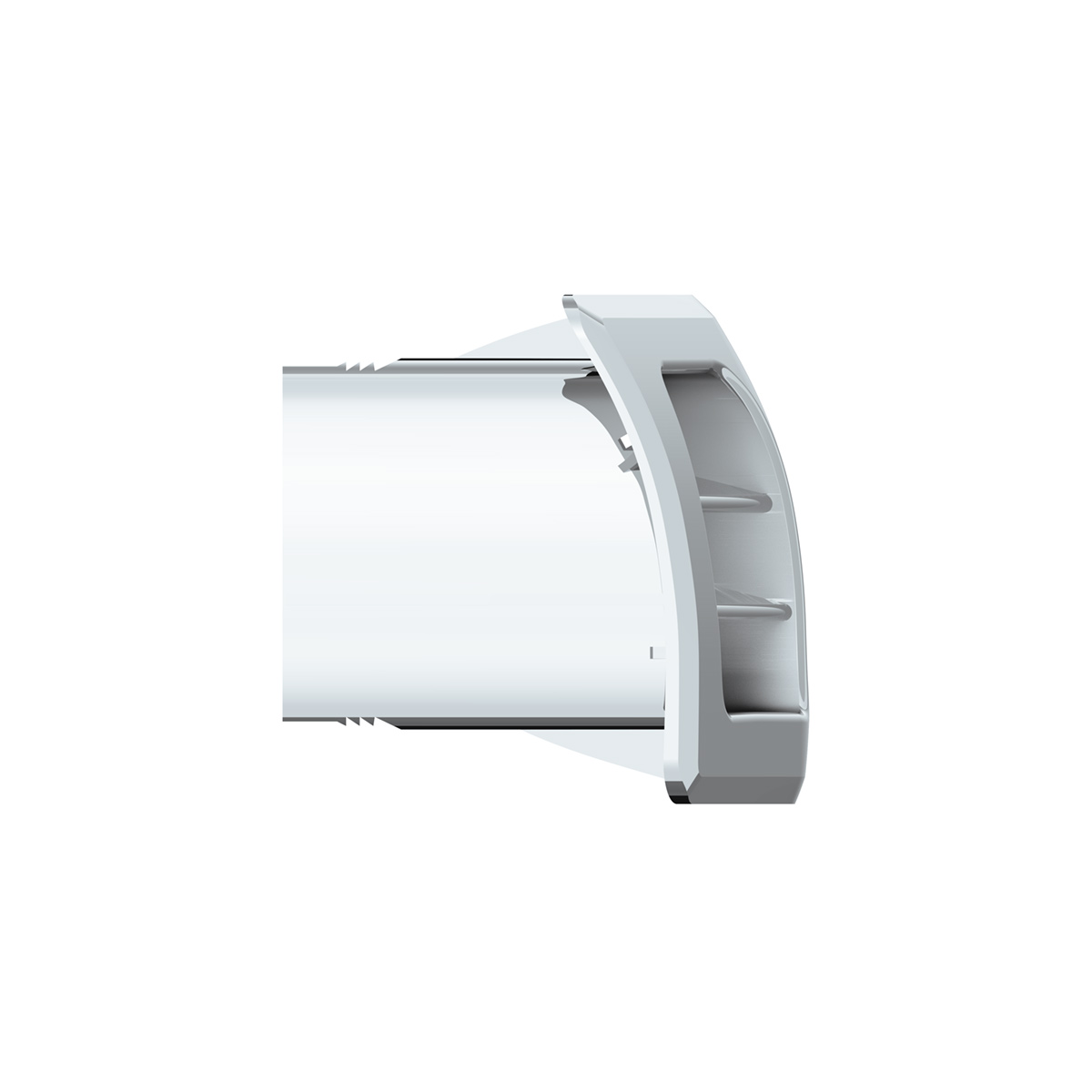 Chrome Plastic A/C Vent For 2008-2017 Freightliner Cascadia - Passenger/Fixed - Thumbnail 6