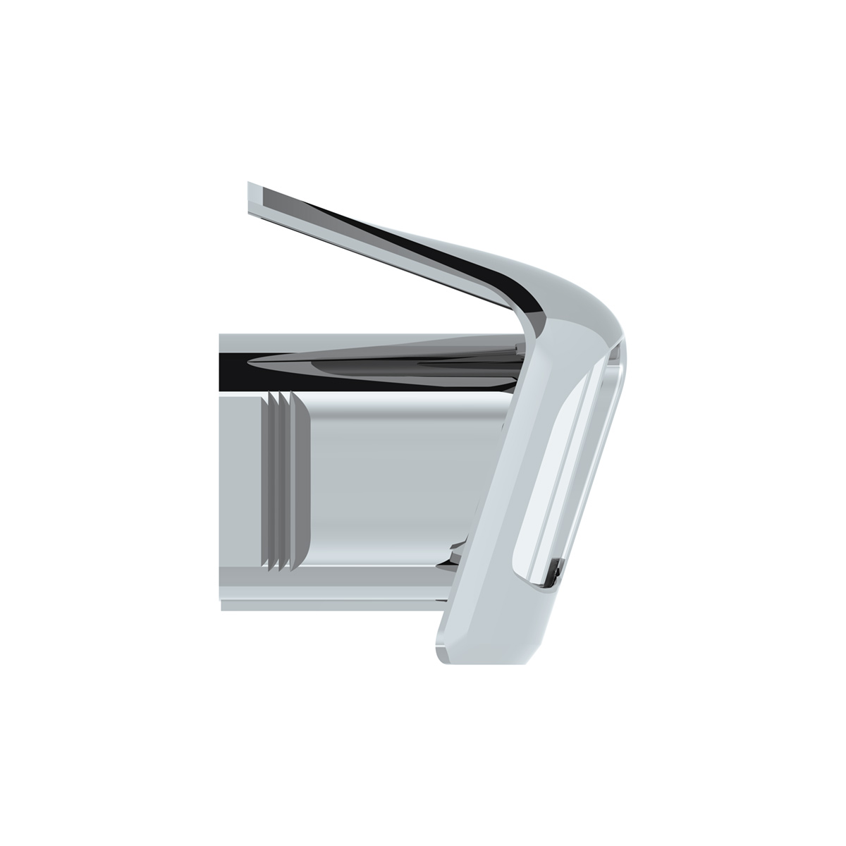 Chrome Plastic A/C Vent For 2008-2017 Freightliner Cascadia - Passenger/Fixed - Thumbnail 7