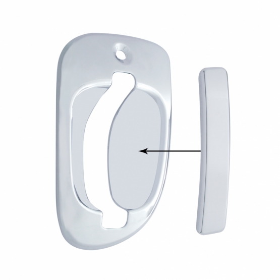 Chrome Exterior Door Handle Cover For Freightliner Cascadia (2008-2017) And M2 (2004+) - Driver - Thumbnail 2