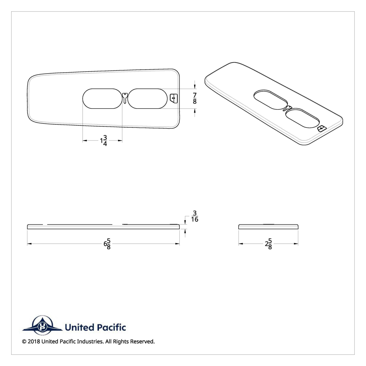 Chrome Window Switch Cover For 2008-2017 Freightliner Cascadia - Passenger - 2 Openings - Thumbnail 7