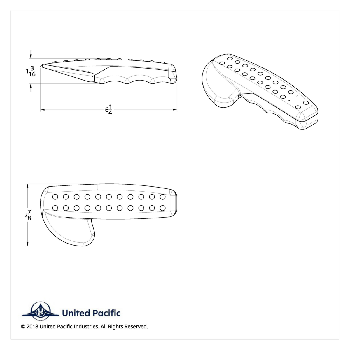 Chrome Interior Door Handle Cover For 2008-2017 Freightliner Cascadia - Driver - Thumbnail 4