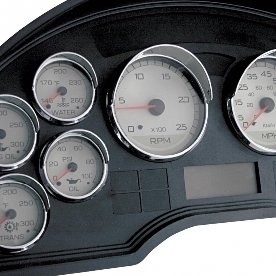 Speed/Tachometer Gauge Bezel With Visor For 2007 And Newer International - Thumbnail 2