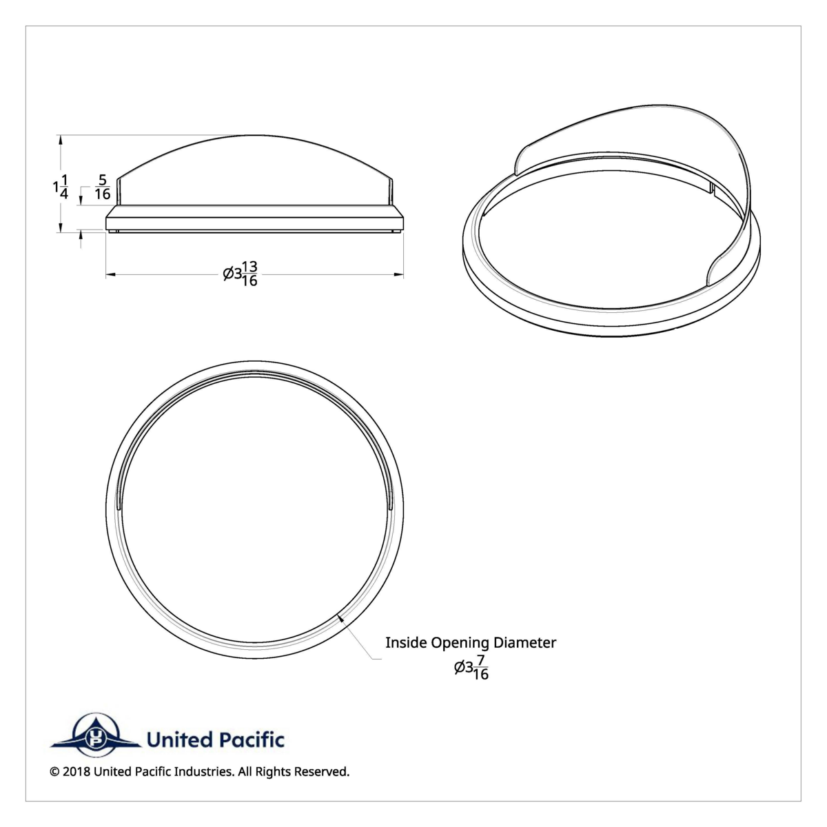Speed/Tachometer Gauge Bezel With Visor For 2007 And Newer International - Thumbnail 4