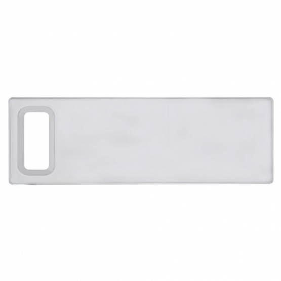 Chrome Plastic Dash Switch Panel Cover For International - 1 Opening