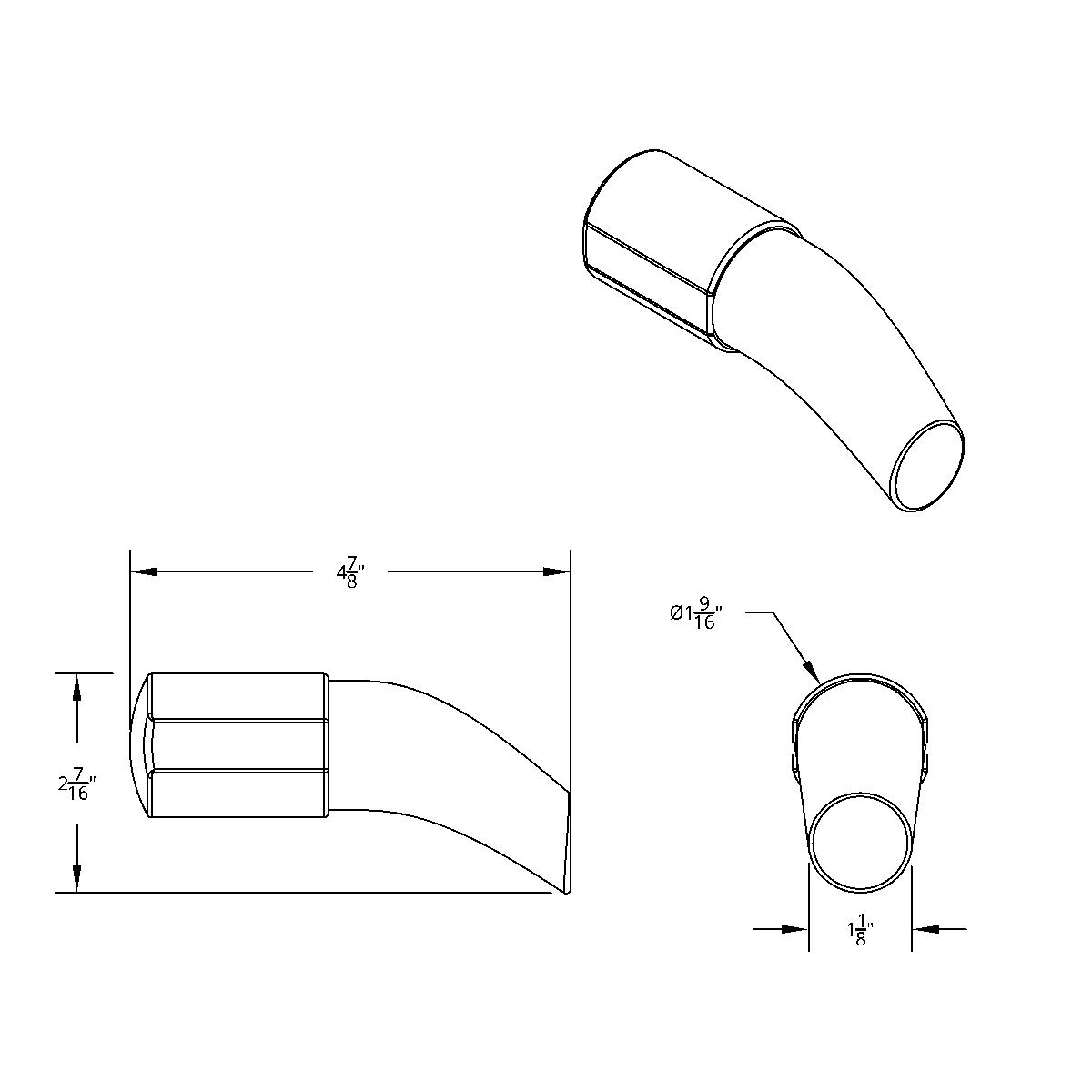 Turn Signal/Wiper Lever Cover for 2006-2017 International Prostar - Thumbnail 8