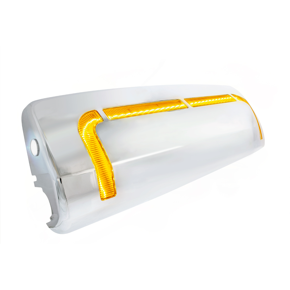 59 LED Chrome Mirror Cover With Sequential LED For 2012-2024 Volvo VNL - Passenger - Thumbnail 3