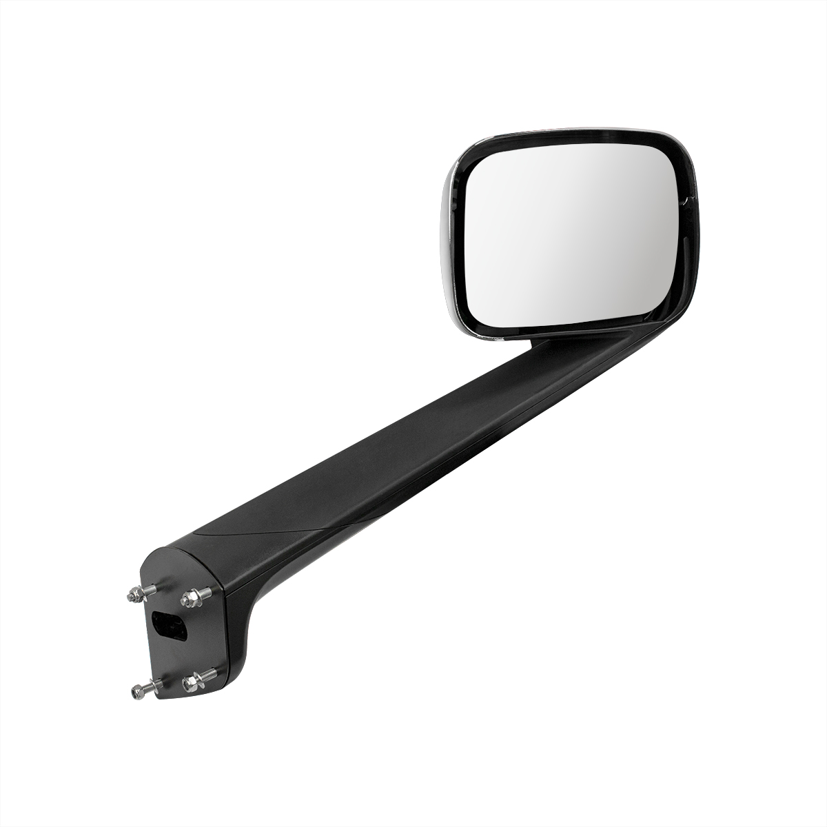 Chrome Hood Mirror Assembly W/ Sequential LED Lights For 2018-2025 Freightliner Cascadia - Passenger/Heated - Thumbnail 4
