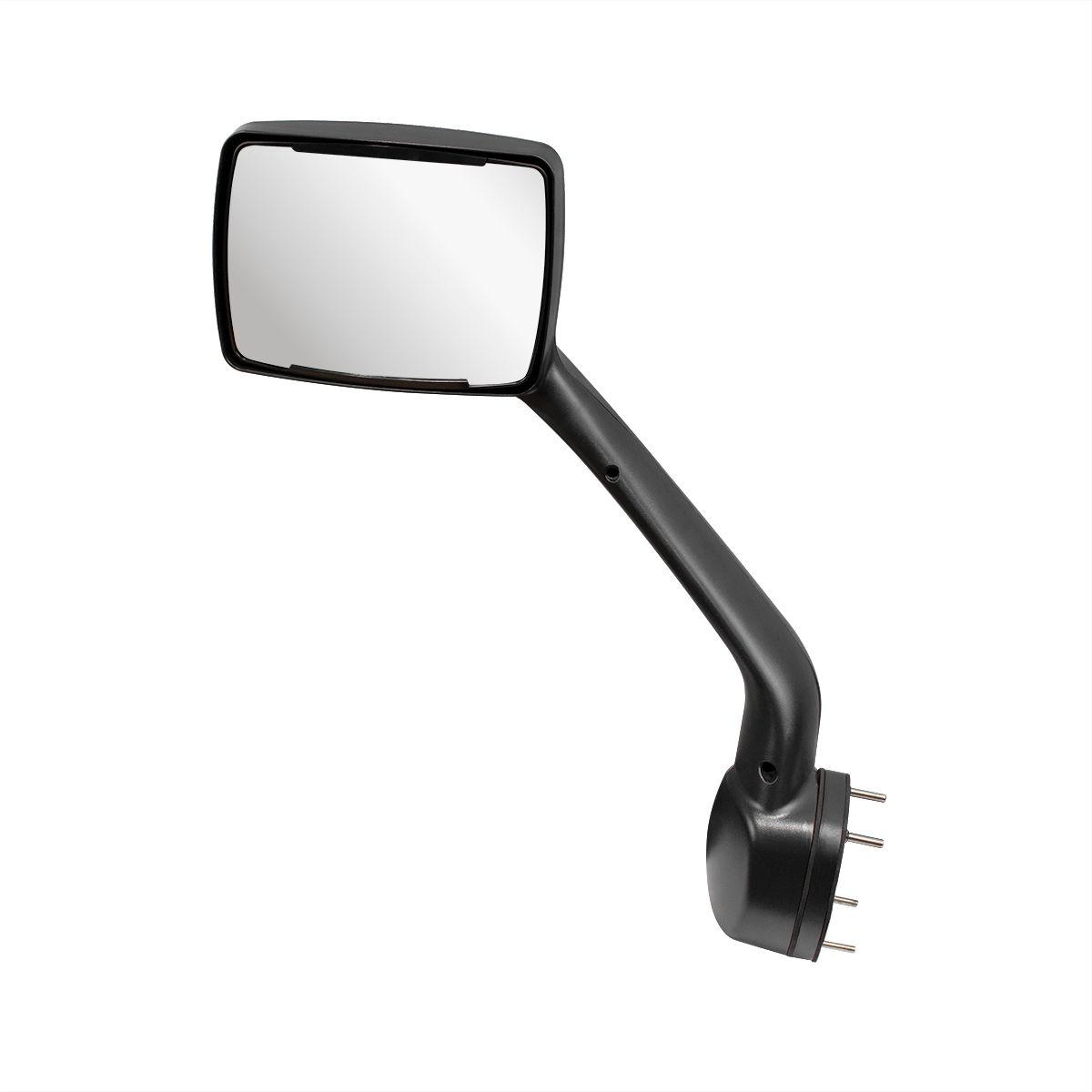Chrome Hood Mirror Assembly W/ Sequential LED Turn Signal For 2013-2021 Kenworth T680 & Peterbilt 579 - Driver