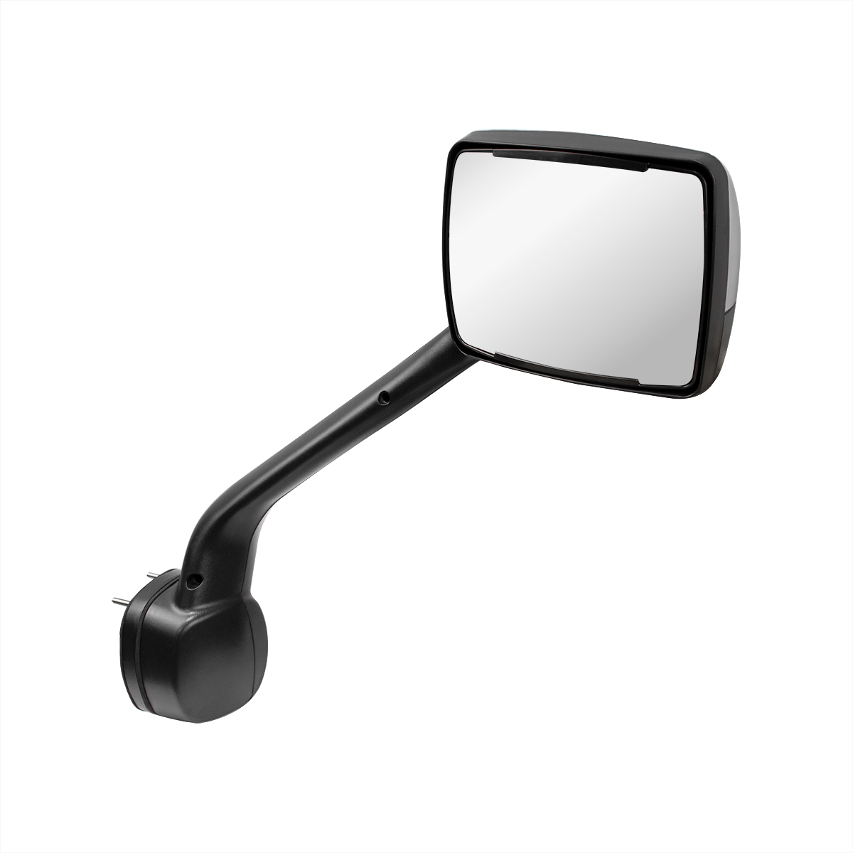 Chrome Hood Mirror Assembly W/ Sequential LED Turn Signal For 2013-2021 Kenworth T680 & Peterbilt 579 - Passenger - Thumbnail 2