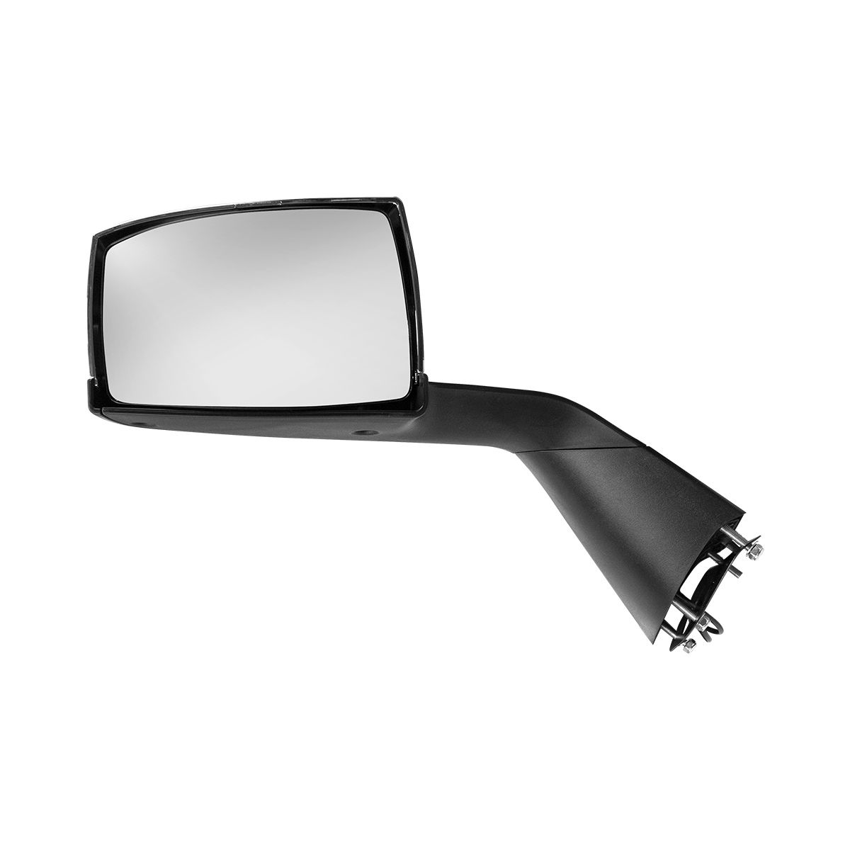 Chrome Hood Mirror Assembly With Sequential LED Turn Signal For 2018-2024 Volvo VNL - Driver
