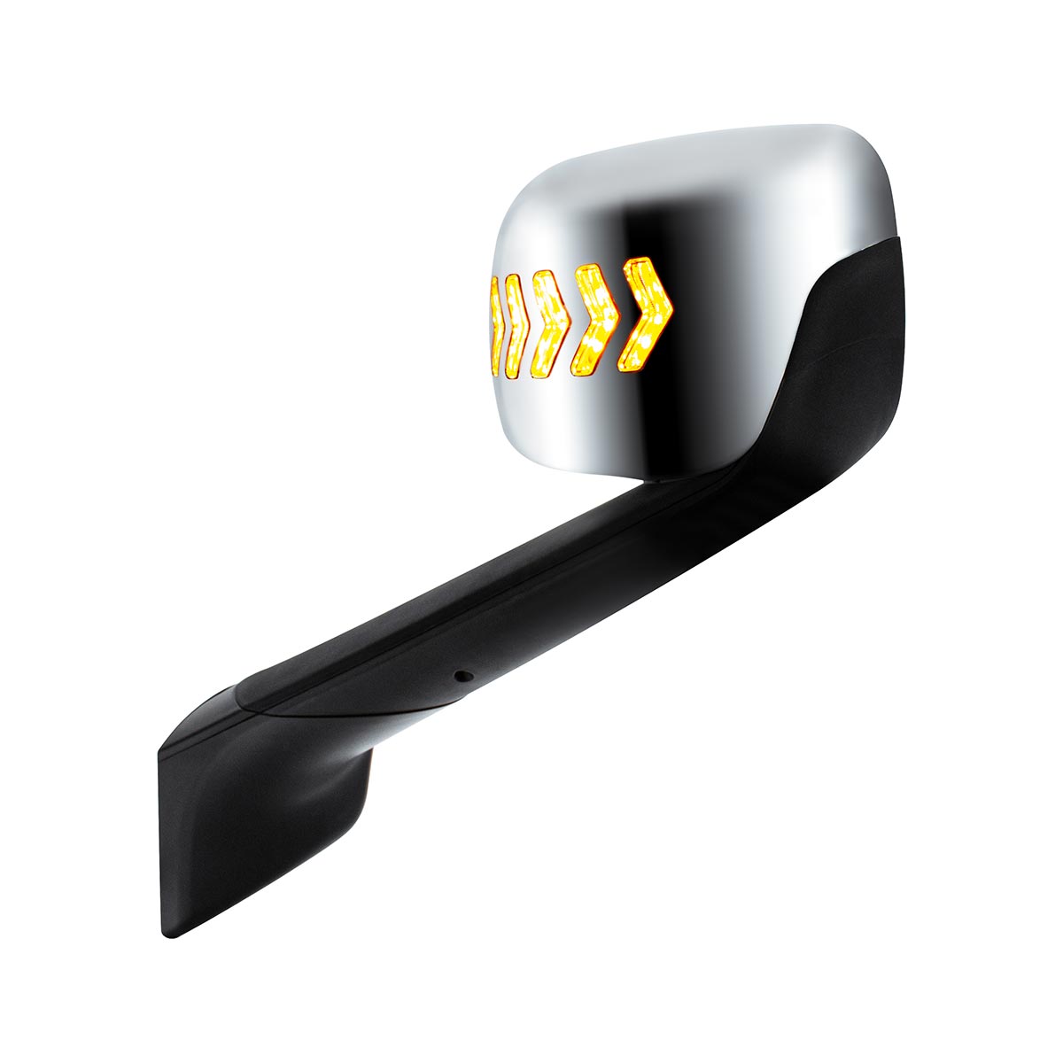 Hood Mirror Assembly W/LED Lights On Mirror Cover & Glass For 2018-2025 Cascadia - Heated/Driver - Thumbnail 3