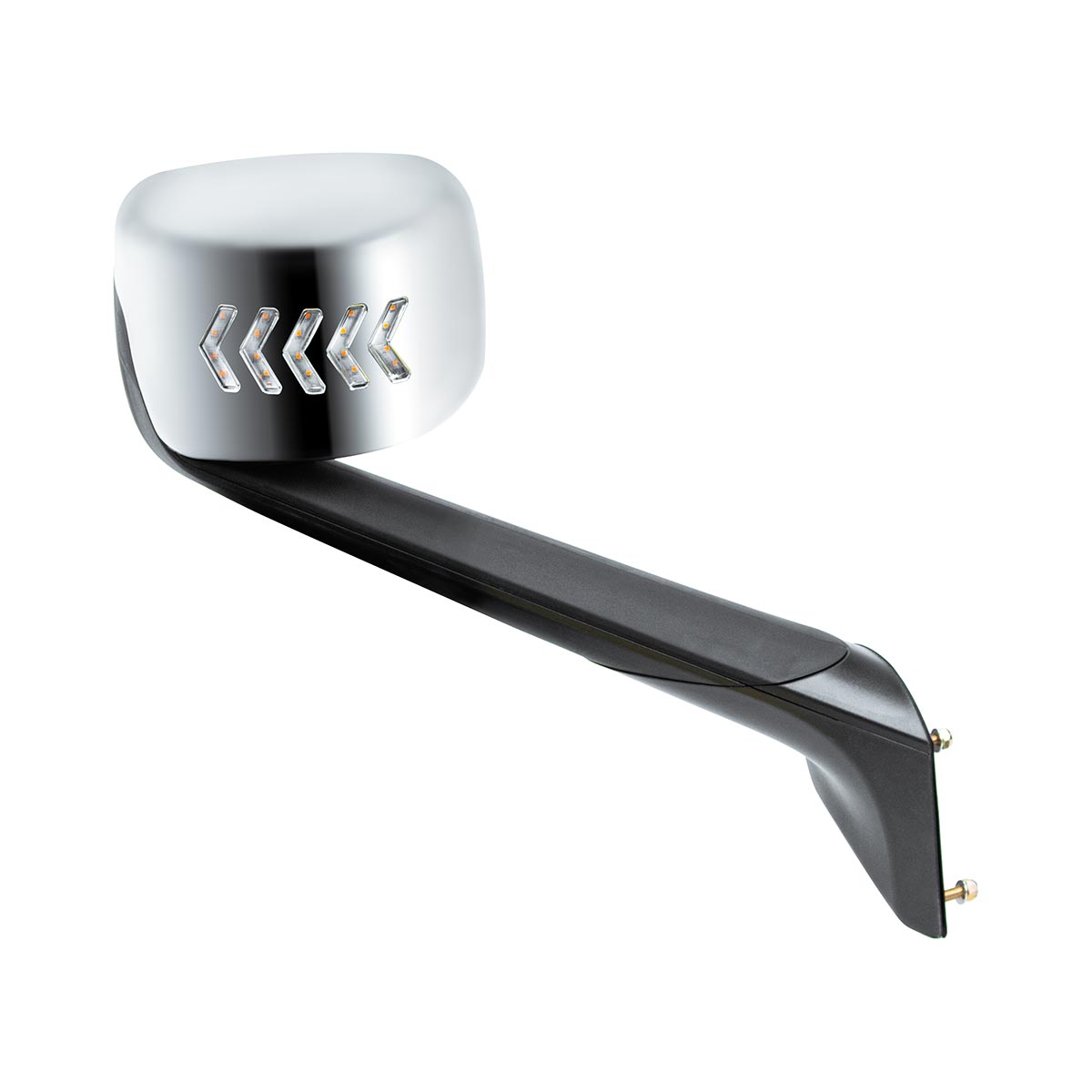 Hood Mirror Assembly W/LED Lights On Mirror Cover & Glass For 2018-2025 Cascadia - Heated/Passenger - Thumbnail 2