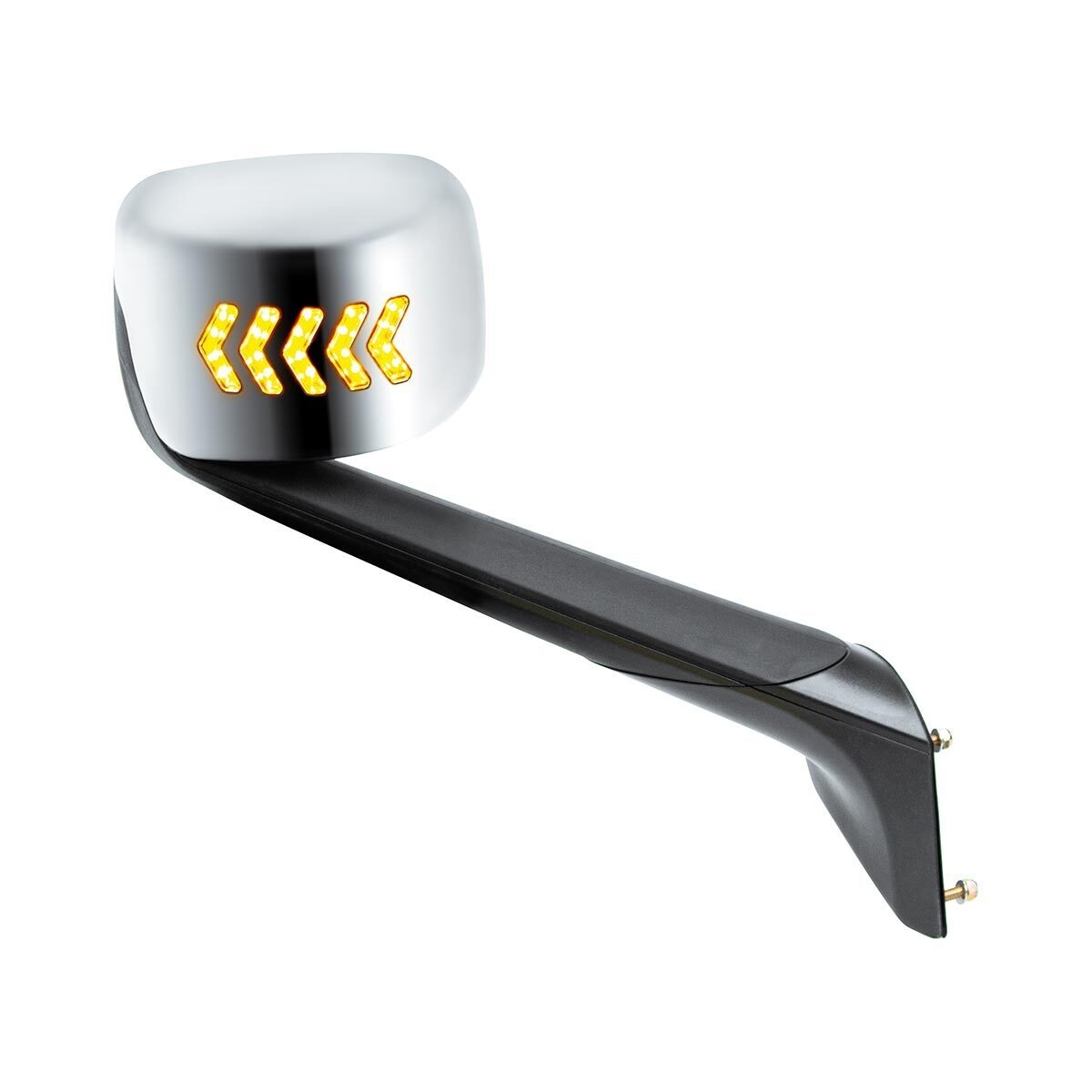 Hood Mirror Assembly W/LED Lights On Mirror Cover & Glass For 2018-2025 Cascadia - Heated/Passenger - Thumbnail 11