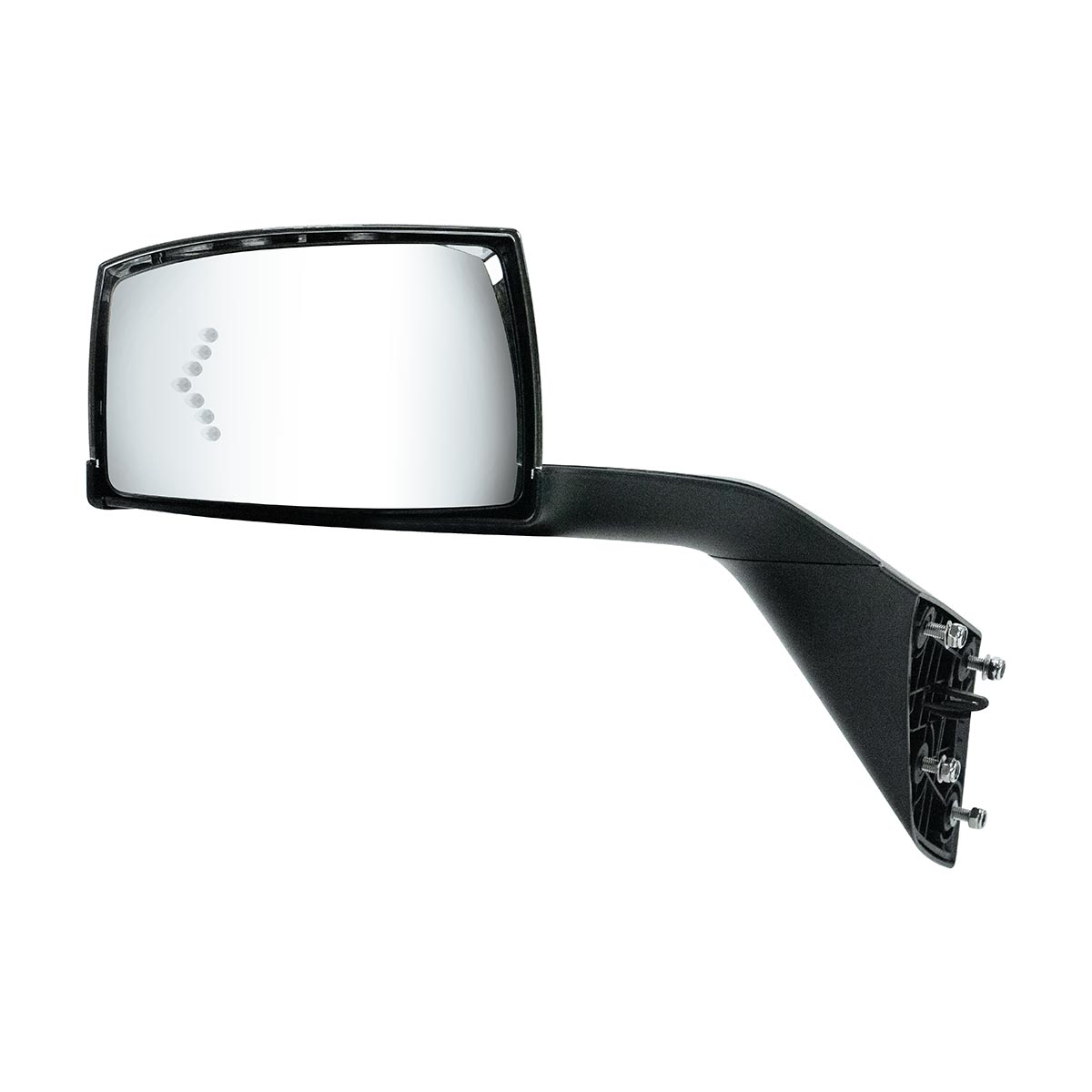 Hood Mirror Assembly W/LED Lights On Mirror Cover & Glass For 2018-2024 Volvo VNL - Driver - Thumbnail 6