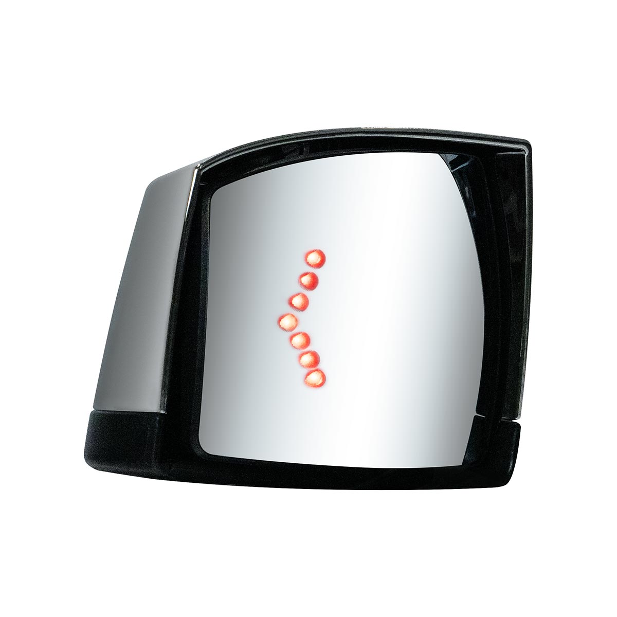 Hood Mirror Assembly W/LED Lights On Mirror Cover & Glass For 2018-2024 Volvo VNL - Driver - Thumbnail 7