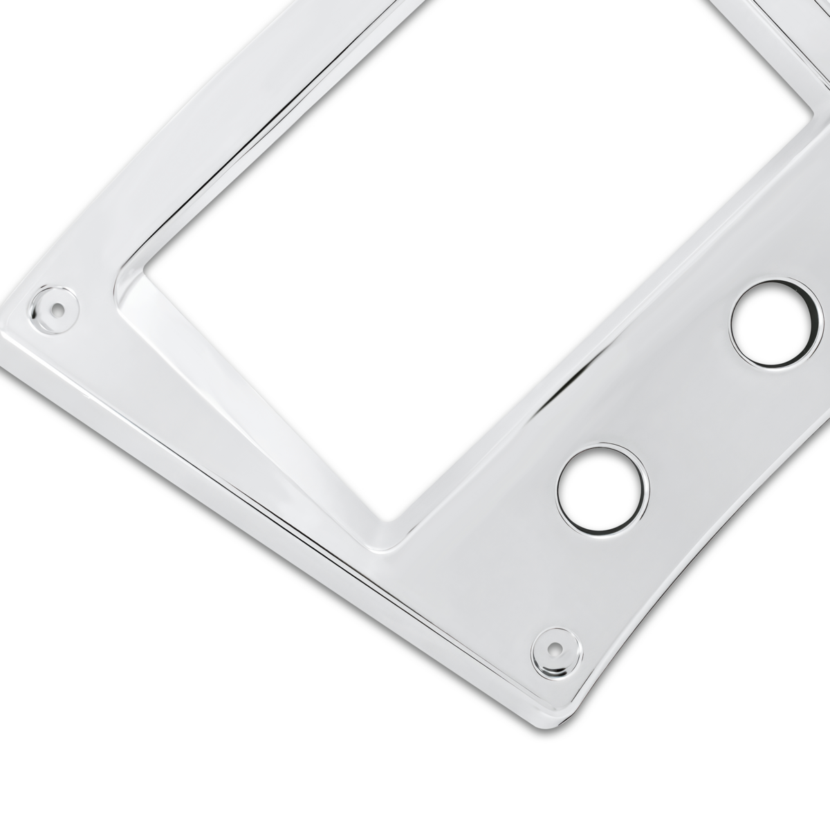 Chrome Plastic Radio/Air Valve Trim For 2008-2017 Freightliner Cascadia - Thumbnail 2