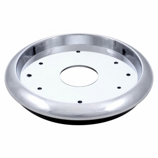 Chrome Front Bumper Light Adapter For Freightliner Columbia (Bulk) - Thumbnail 3