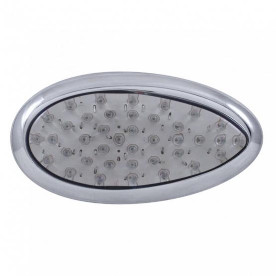 39 Amber LED Freightliner Cascadia Teardrop Signal Light - Clear Lens