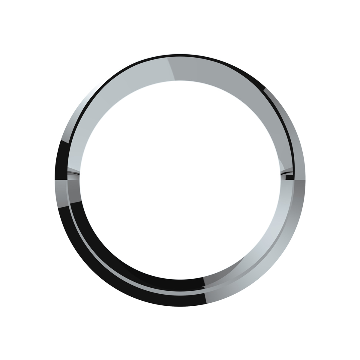 Chrome Plastic Speed/Tachometer Gauge Bezel With Visor For 2008-2017 Freightliner Cascadia - Thumbnail 2