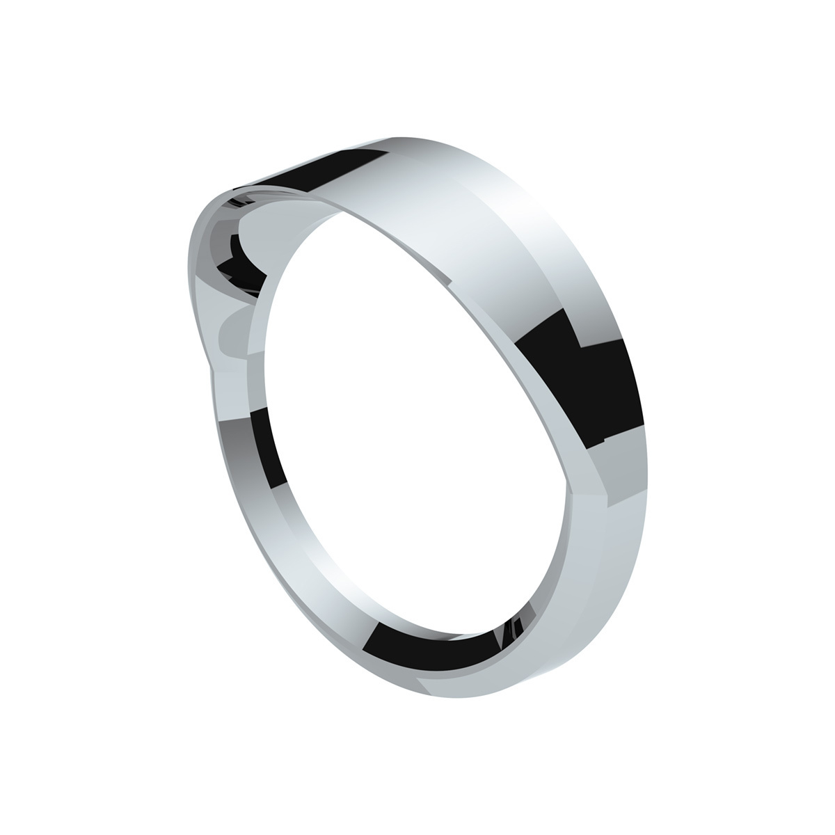 Chrome Plastic Speed/Tachometer Gauge Bezel With Visor For 2008-2017 Freightliner Cascadia - Thumbnail 6