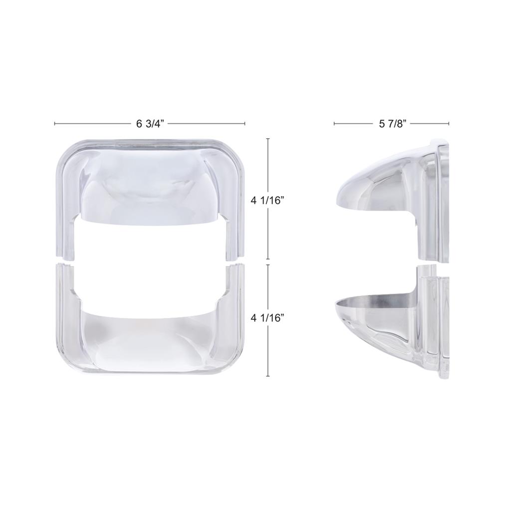 Chrome Mirror Post Cover For 2008-2017 Freightliner Cascadia - Thumbnail 4