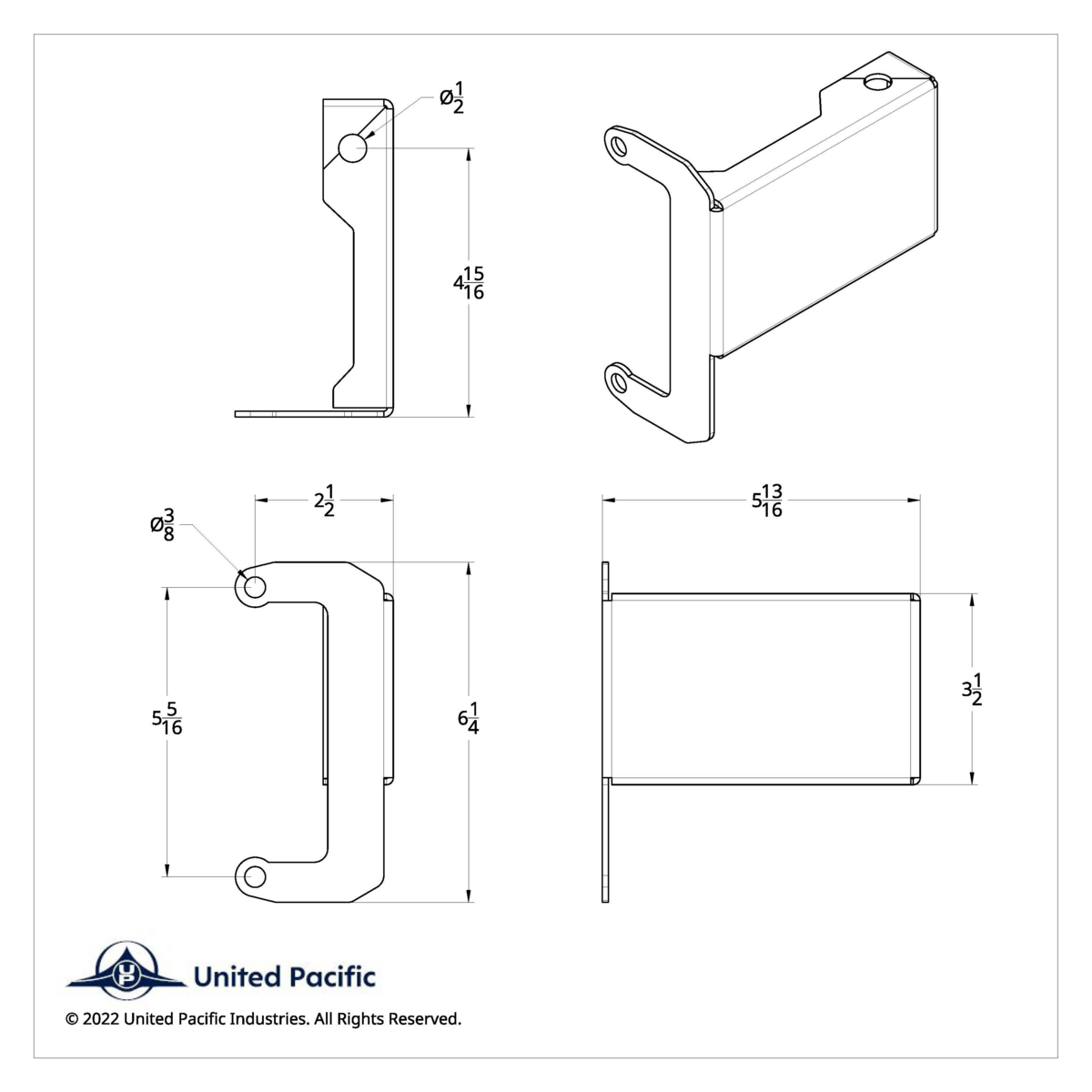 Light & CB Antenna Bracket For 2008-2017 Freightliner Cascadia - Driver - Thumbnail 5