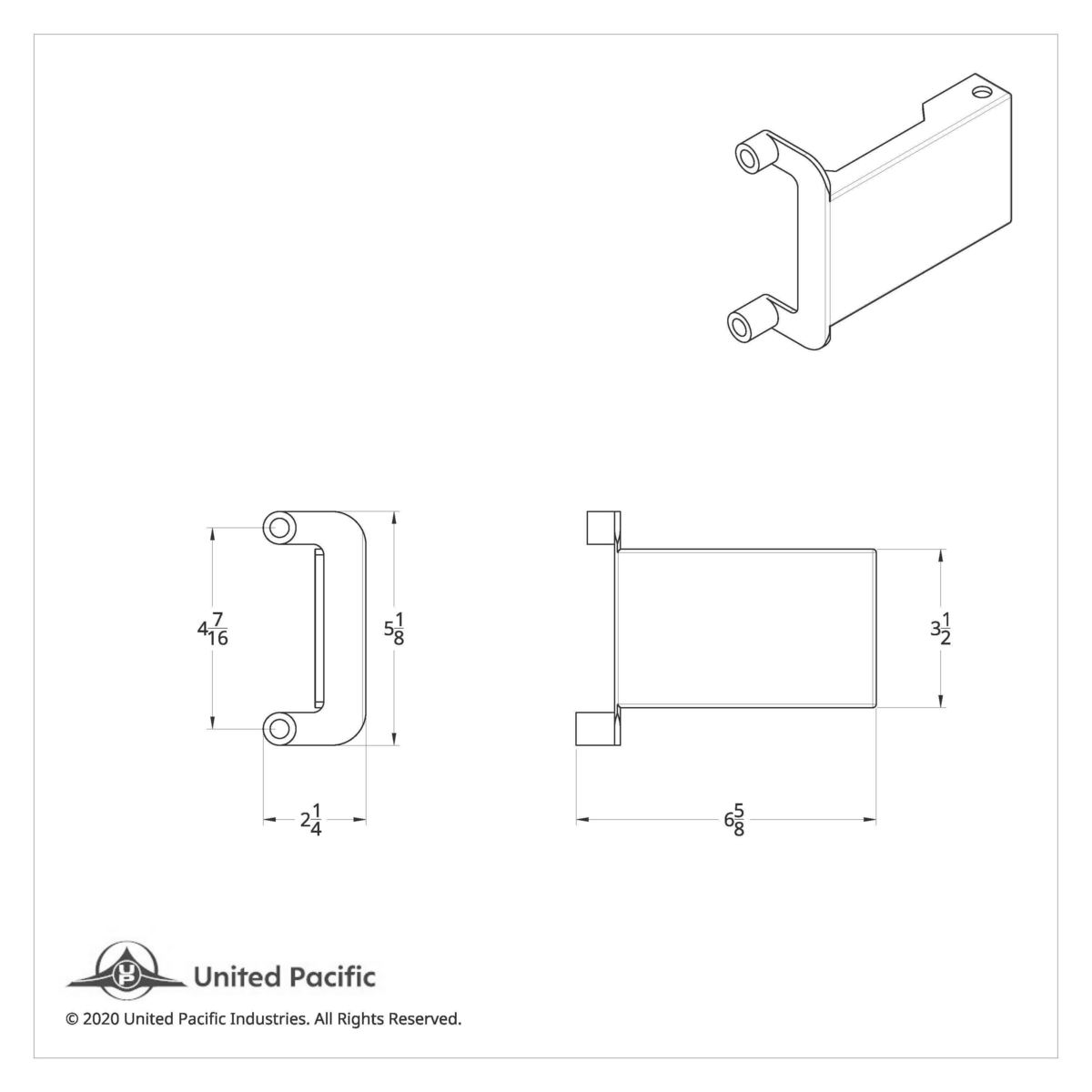 Light & CB Antenna Bracket For 2018-2025 Freightliner Cascadia - Driver - Thumbnail 7