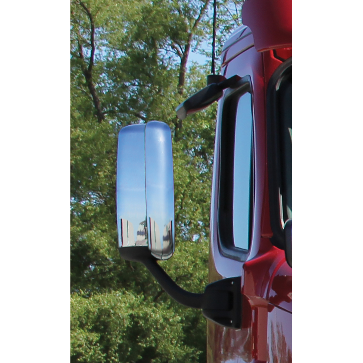 Aero Mirror Cover For 2008-2017 Freightliner Cascadia - Driver - Thumbnail 4