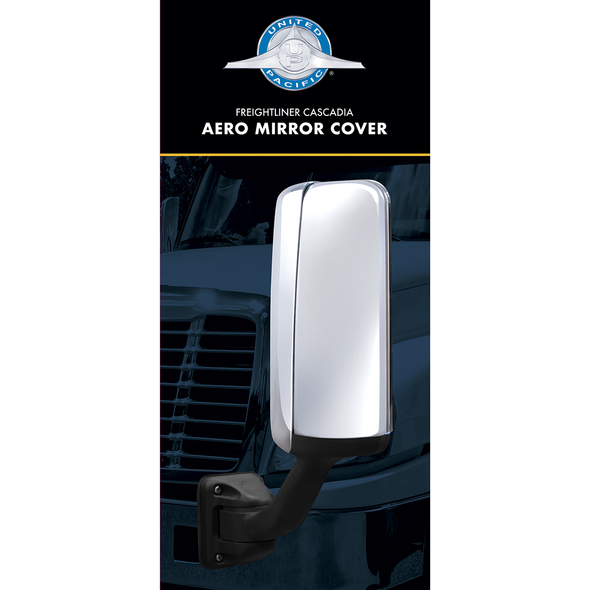Aero Mirror Cover For 2008-2017 Freightliner Cascadia - Passenger - Thumbnail 5