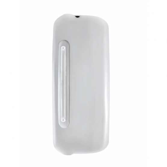 Mirror Cover With 24 Amber LED 12" GloLight For 2005+ Freightliner Century/Columbia- Driver -Clear Lens - Thumbnail 2
