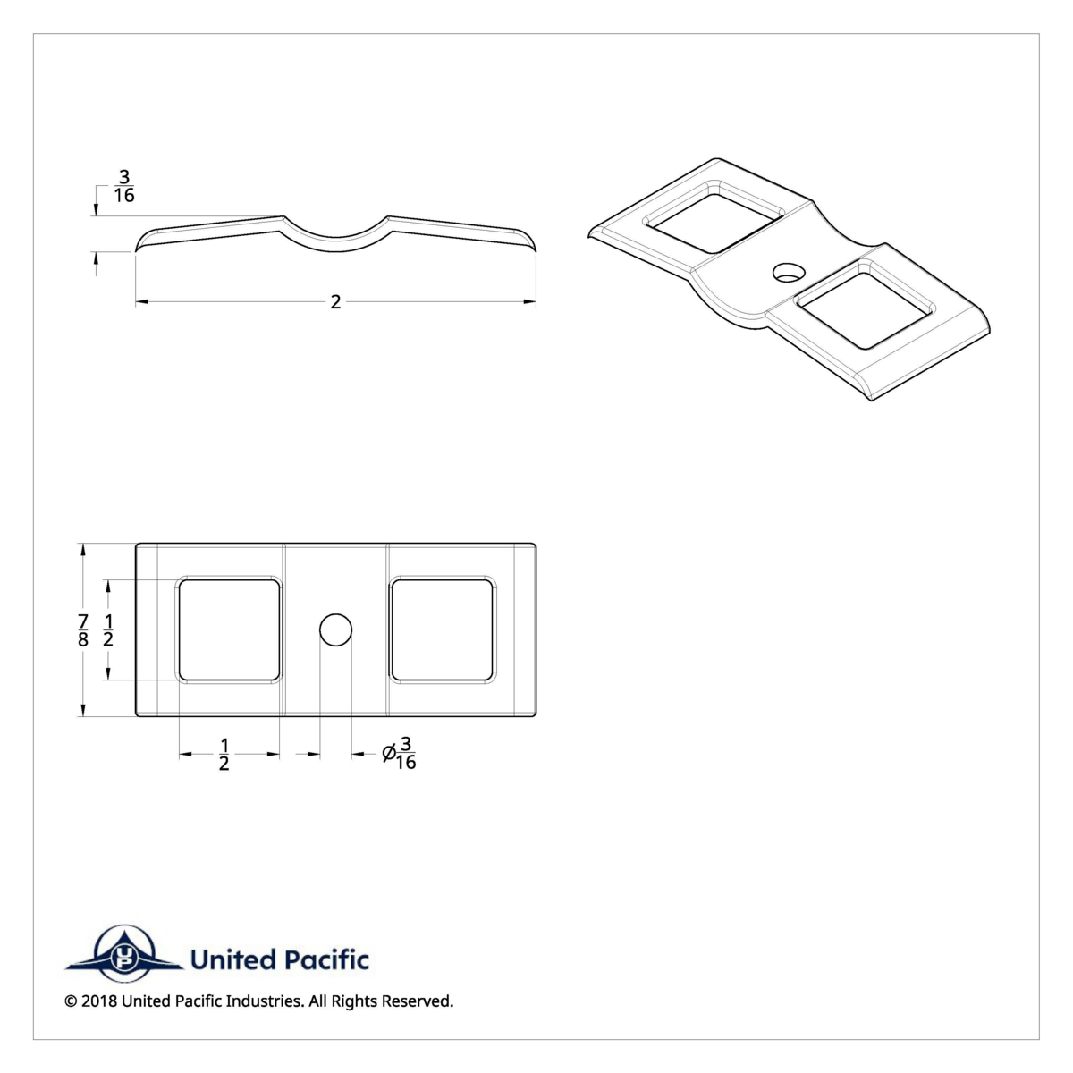 Chrome Plastic Switch Covers - 3 Openings (Card of 2) - Thumbnail 7